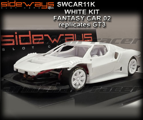 SIDEWAYS SWCAR11K - Fantasy car 02 - GT3 white kit