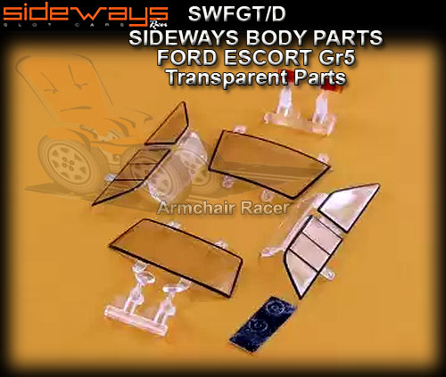 SIDEWAYS BODY PARTS SWFGT/D - Ford GT transparent parts