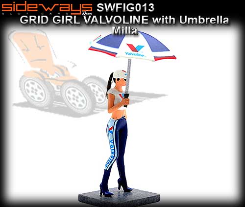 SIDEWAYS SWFIG013 - Milla - Valvoline Grid Girl with umbrella