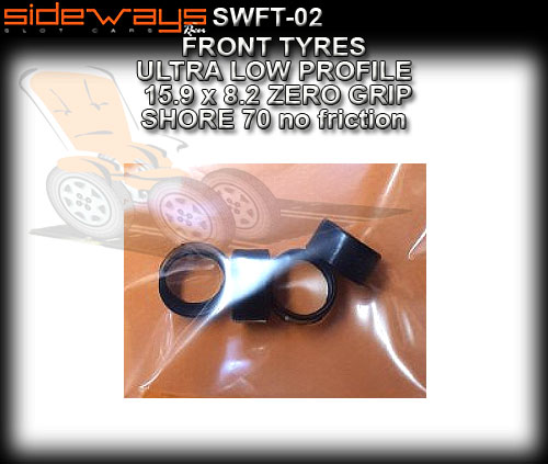 SIDEWAYS TYRES SWFT-02 - 4 x Ultra Low Profile Front 15.9 x 8.2