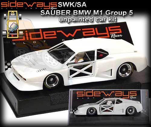 SIDEWAYS SWKSA - Sauber BMW M1 Group 5 - unpainted car kit