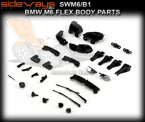 SIDEWAYS BODY PARTS SWM6/B1 - BMW M6 Extra Body parts - Flex