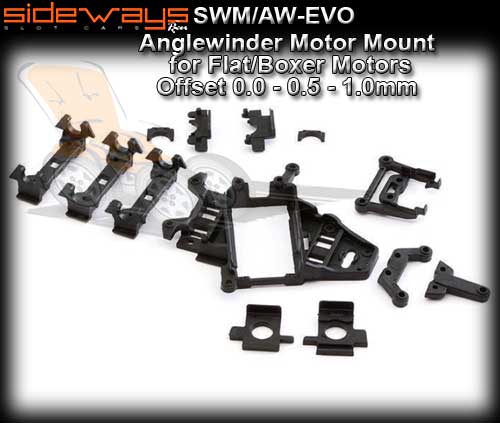 SIDEWAYS MOTOR MOUNT SWM/AW-EVO - Anglewinder EVO for Flat/Boxer