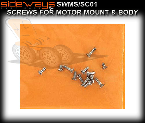 SIDEWAYS SCREWS SWMS/SC01 - original for motor mount and body