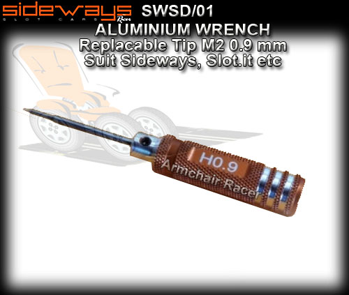 SIDEWAYS ALLEN KEY SWSD/01 - 0.95mm (M2) Aluminium Wrench