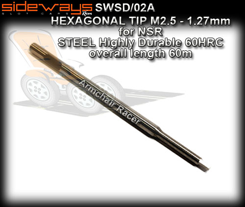 SIDEWAYS ALLEN KEY SWSD/02A - replacement tip 1.27mm (M2.5)