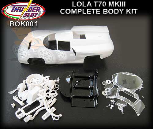 THUNDERSLOT BODY KIT BOK001 - Unpainted body - Lola T70 MKIII