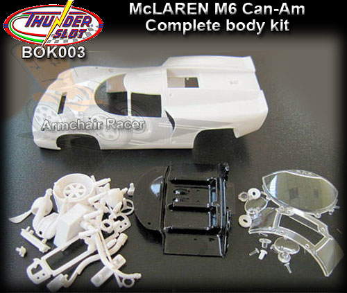 THUNDERSLOT BODY KIT BOK003 - Unpainted body - McLaren M6 Can-Am