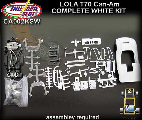 THUNDERSLOT CA002KS/W - Lola T70 Can-Am - white kit THUNDERSLOT CA002KS/W - Lola T70 Can-Am - white kit