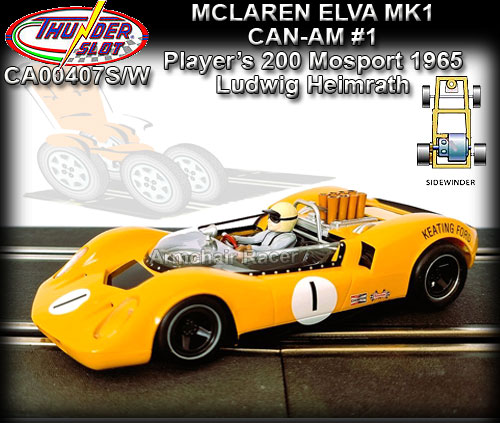 THUNDERSLOT CA00407S/W - McLaren ELVA MK.I. Player's 200 Mosport THUNDERSLOT CA00407S/W - McLaren ELVA MK.I. Player's 200 Mosport