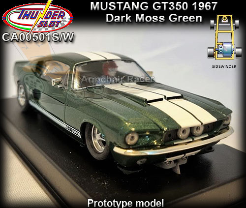 THUNDERSLOT CA00501S/W - Shelby GT 350 1967 - Dark Moss Green THUNDERSLOT CA00501S/W - Shelby GT 350 1967 - Dark Moss Green