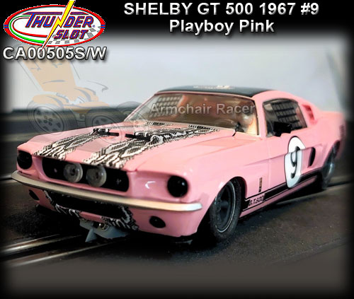 THUNDERSLOT CA00505S/W - Shelby GT 500 1967 - Playboy Pink #9