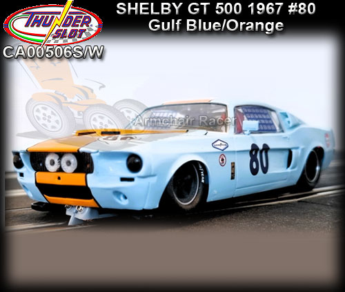 THUNDERSLOT CA00506S/W - Shelby GT 500 1967 - Gulf #80