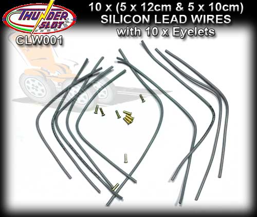 THUNDERSLOT CABLE CLW001 - 10 x cut Silicone cable with eyelets