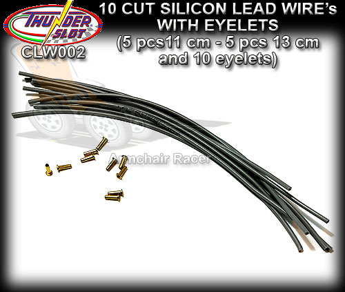 THUNDERSLOT CABLE CLW002 - 10 x cut Silicone cable with eyelets
