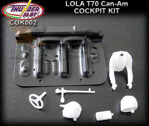THUNDERSLOT BODY PARTS COK002 - Lola T70 Can-Am Cockpit kit