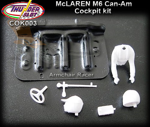 THUNDERSLOT BODY PARTS COK003 - McLaren M6 Can-Am Cockpit kit