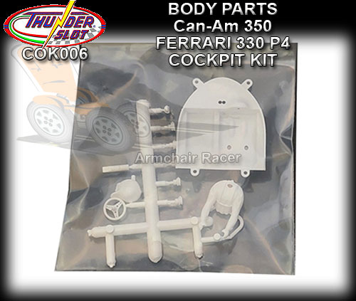 THUNDERSLOT BODY PARTS COK006 - Can-Am 350 (Ferrari) Cockpit kit