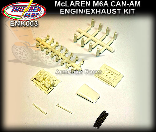THUNDERSLOT BODY PARTS ENK003 - McLaren M6A Engine/Exhaust