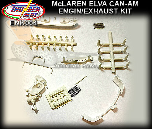 THUNDERSLOT BODY PARTS ENK004 - McLaren ELVA Engine/Exhaust