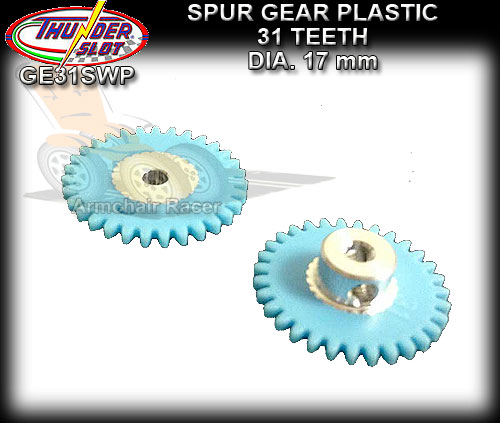 THUNDERSLOT GEARS GE31SWP - 31 tooth Sidewinder spur 17mm