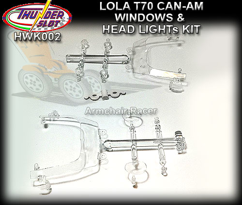 THUNDERSLOT BODY PARTS HWK002 - Lola T70 Windows and headlights
