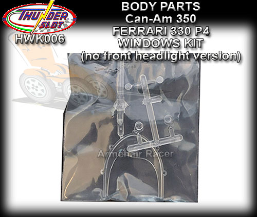 THUNDERSLOT BODY PARTS HWK006 - Can-Am 350 windows