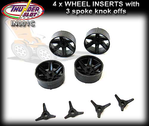 THUNDERSLOT WHEEL INSERT IN001C - Lola T70 Wheel Inserts