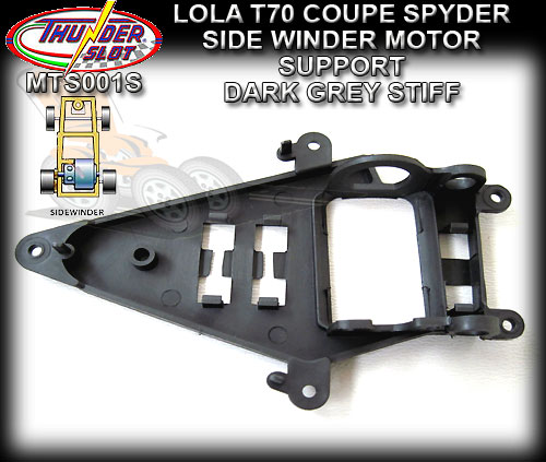 THUNDERSLOT MOTOR MOUNT MTS001S - Sidewinder - STIFF - Dark Grey