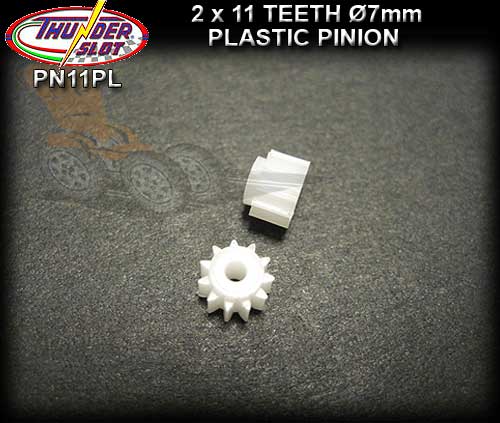 THUNDERSLOT GEARS PN11PL - 11 tooth plastic pinion 7mm