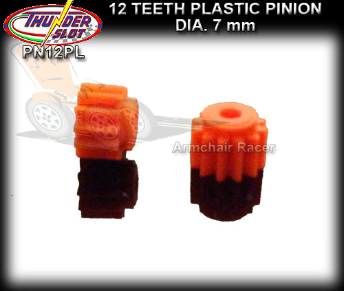 THUNDERSLOT GEARS PN12PL - 12 tooth plastic pinion 7mm