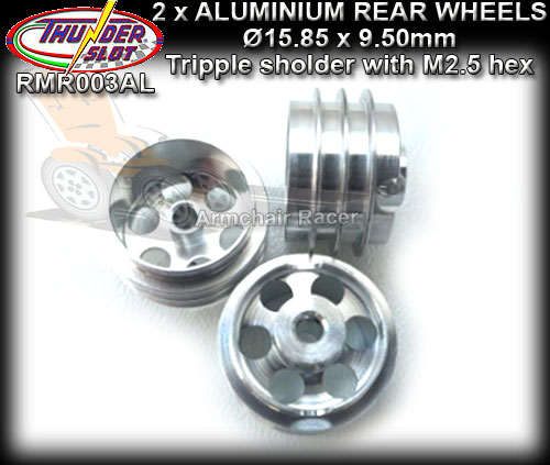 THUNDERSLOT WHEELS RMR003AL - Aluminum 15.85 x 9.5mm