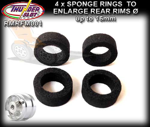 THUNDERSLOT WHEELS RMRFM001 - Sponge/Foam rings to enlarge rims