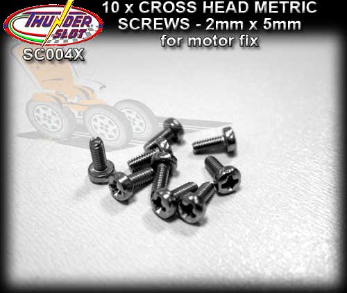 THUNDERSLOT SCREWS SC004X - Cross Head Metric Screws 2 x 3mm