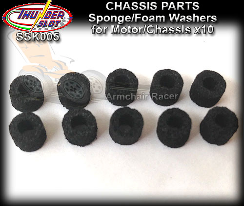 THUNDERSLOT CHASSIS SSK005 - Sponge/Foam Washers x 10