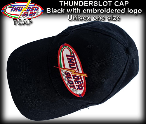 THUNDERSLOT TCAP - Black with embroidered logo - Unisex one size