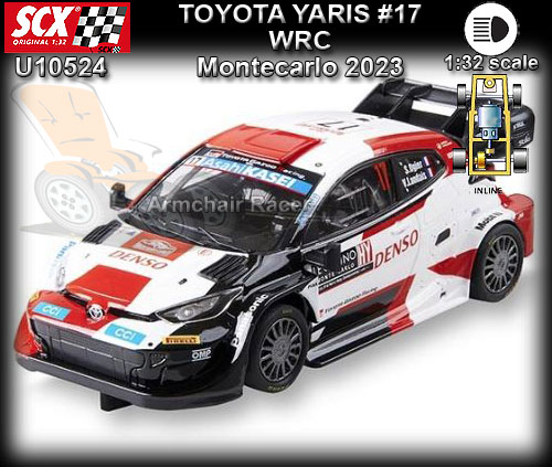 SCX U10524 - Toyota Yaris WRC - Monte Carlo 2023 #17 - 4x4