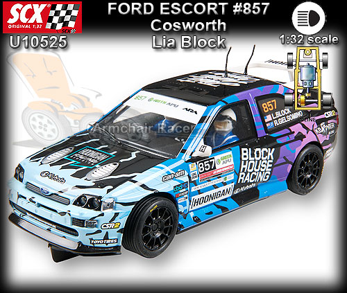 SCX U10525 - Ford Escort Cosworth - Lia Block #857