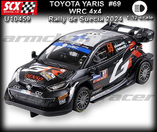 SCX U10529 - Toyota Yaris WRC - Rally de Suecia 2024 #69 - 4x4