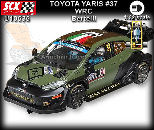 SCX U10535 - Toyota Yaris WRC - Bertelli #37 - 4x4