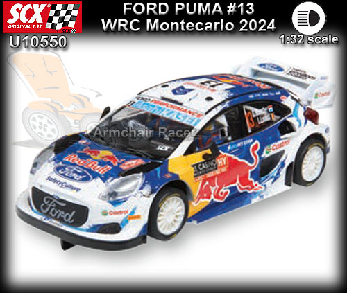 SCX U10550 - Ford Puma WRC - Montecarlo 2024 #13 - 4x4