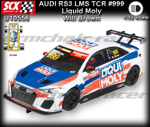 SCX U10556 - Audi RS3 LMS TCR - Liquid Moly #999
