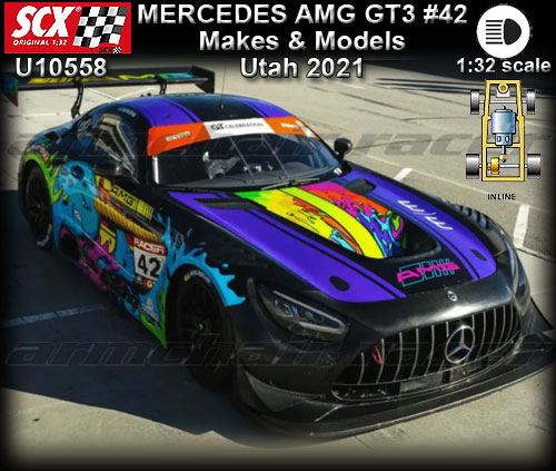 SCX U10558 - Mercedes AMG GT3 - Makes & Models #42 - Utah 2021