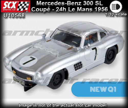 SCX U10568 - Mercedes-Benz 300SL Coupe - 1956 24hr Le Mans #7
