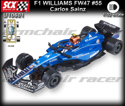 SCX U10601 - F1 Williams FW47 - Carlos Sainz Jr #55