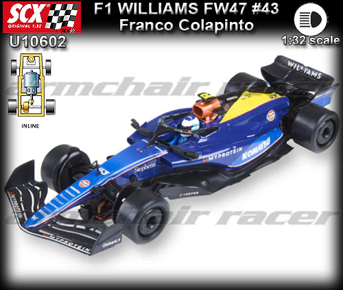 SCX U10602 - F1 Williams FW47 - Franco Colapinto #43
