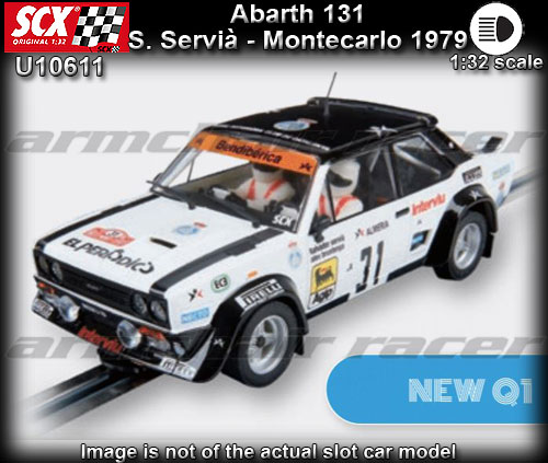 SCX U10611 - Abarth 131 - 1979 Monte Carlo - S.Servia #31