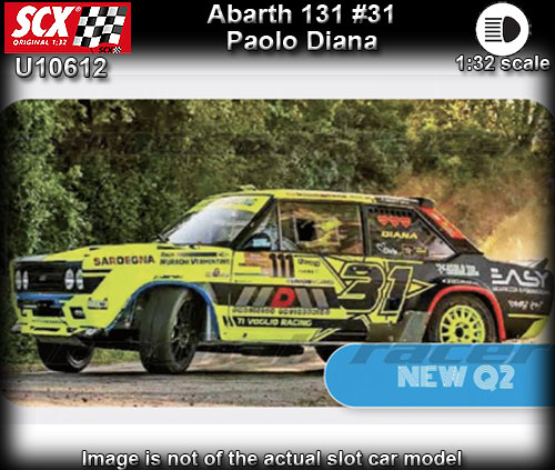 SCX U10612 - Abarth 131 - Paolo Diana #31