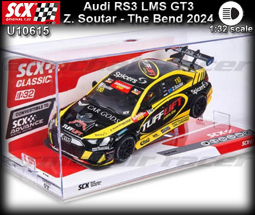 SCX U10615 - Audi RS3 LMS GT3 - 2024 The Bend - Z.Soutar #110