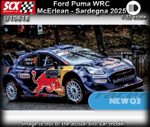 SCX U10618 - Ford Puma WRC - 2025 Sardegna #55 Josh McErlean